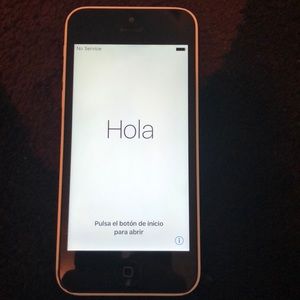 Used/reset iPhone 5C white